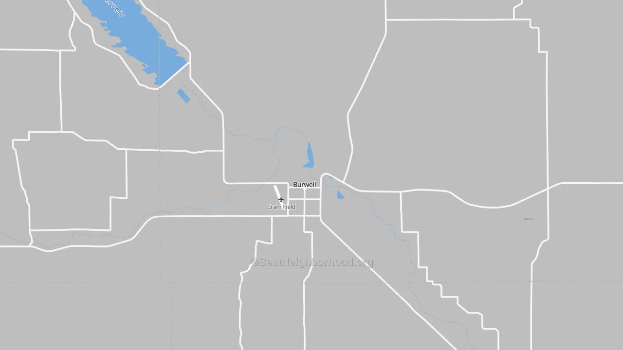 Transit Grade map of Burwell, NE