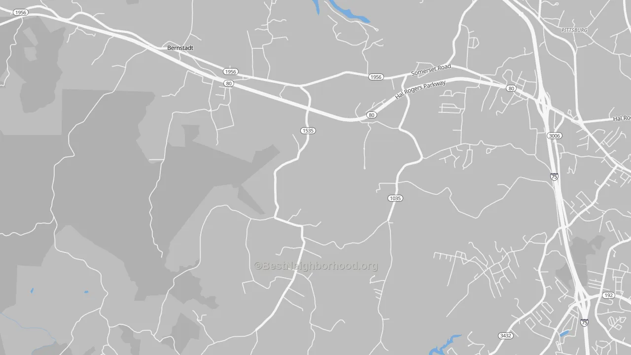 Transit Grade map of Bush, KY