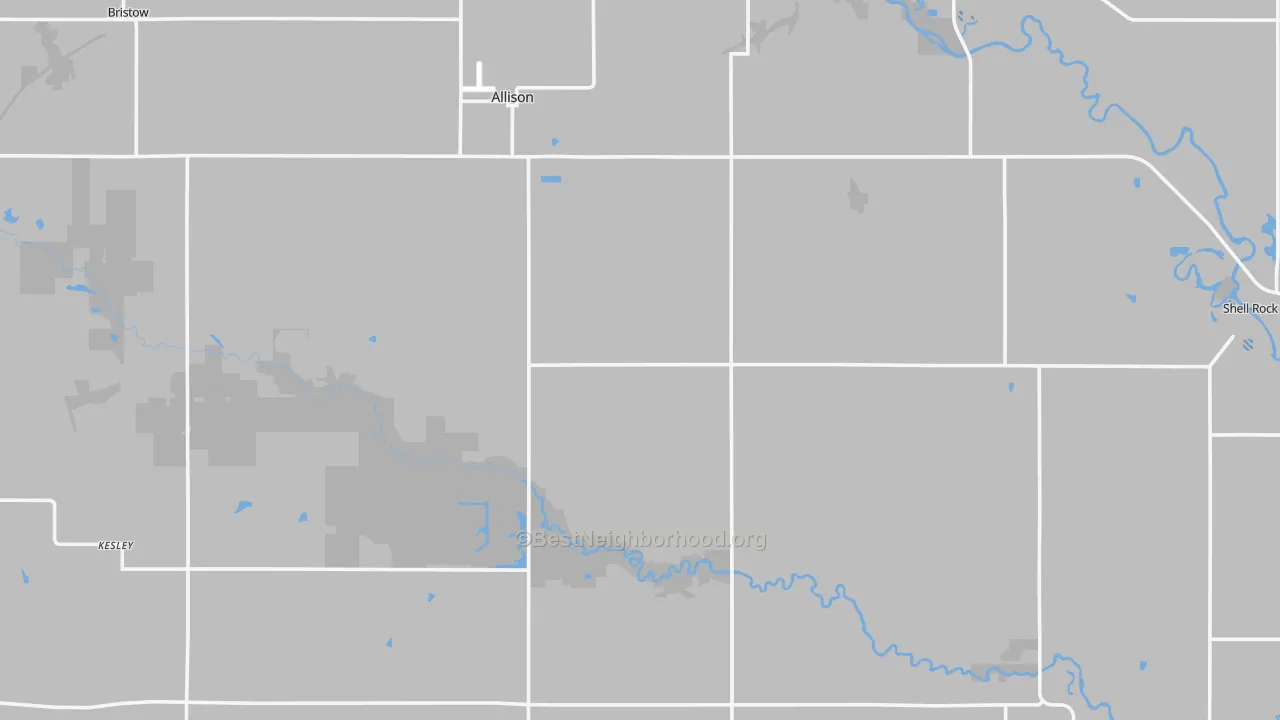 Transit Grade map of Butler County, IA