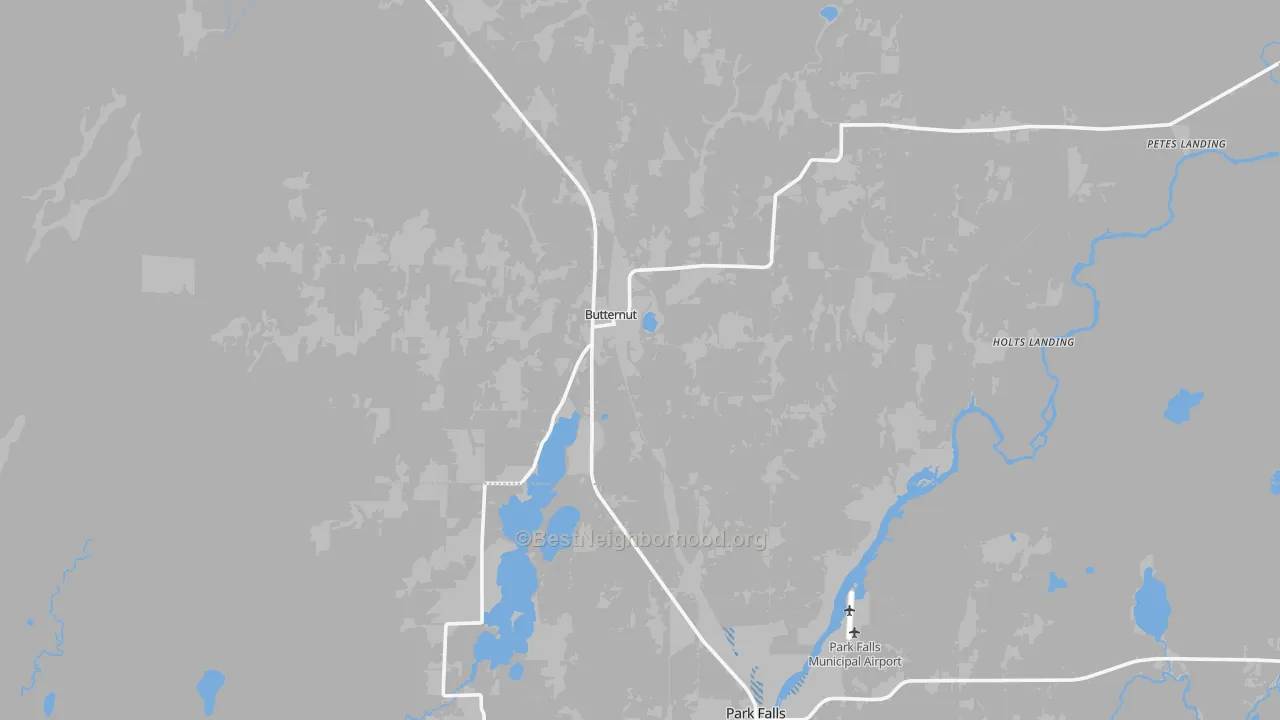 Transit Grade map of Butternut, WI