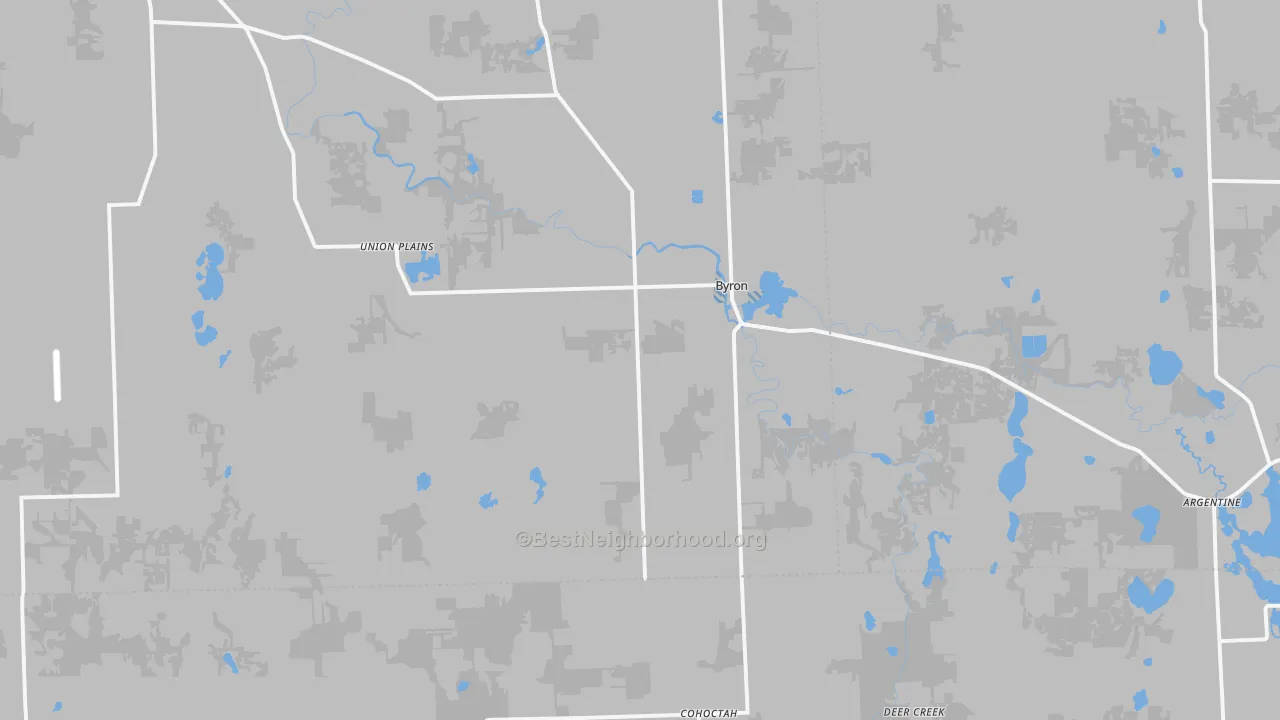 Transit Grade map of Byron, MI