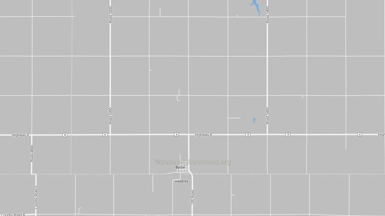 Transit Grade map of Byron, NE