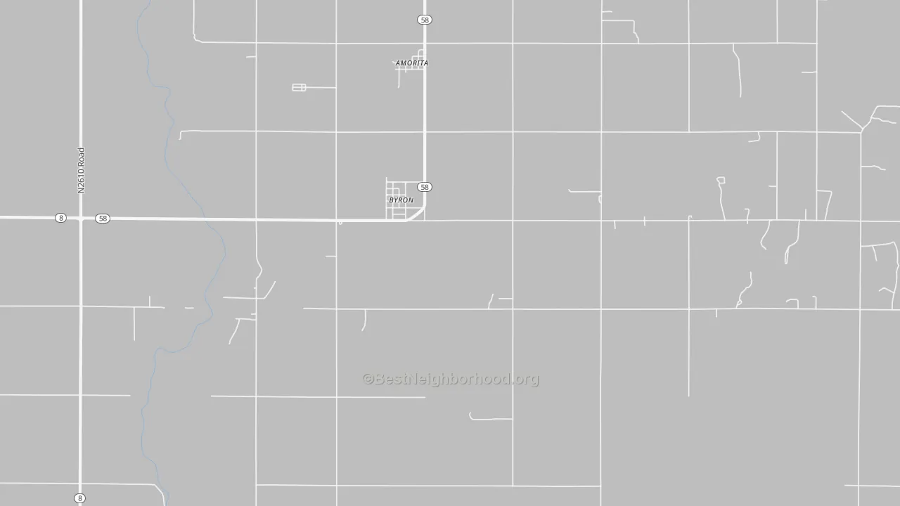 Transit Grade map of Byron, OK