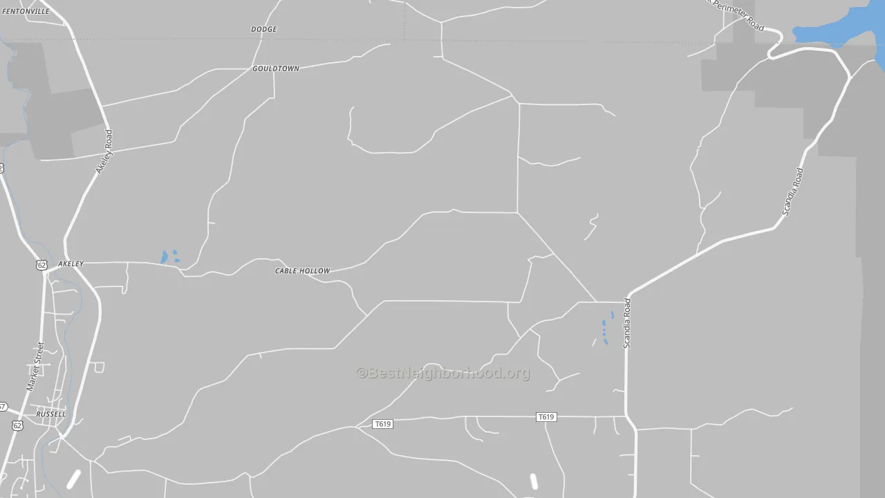 Transit Grade map of Cable Hollow, PA