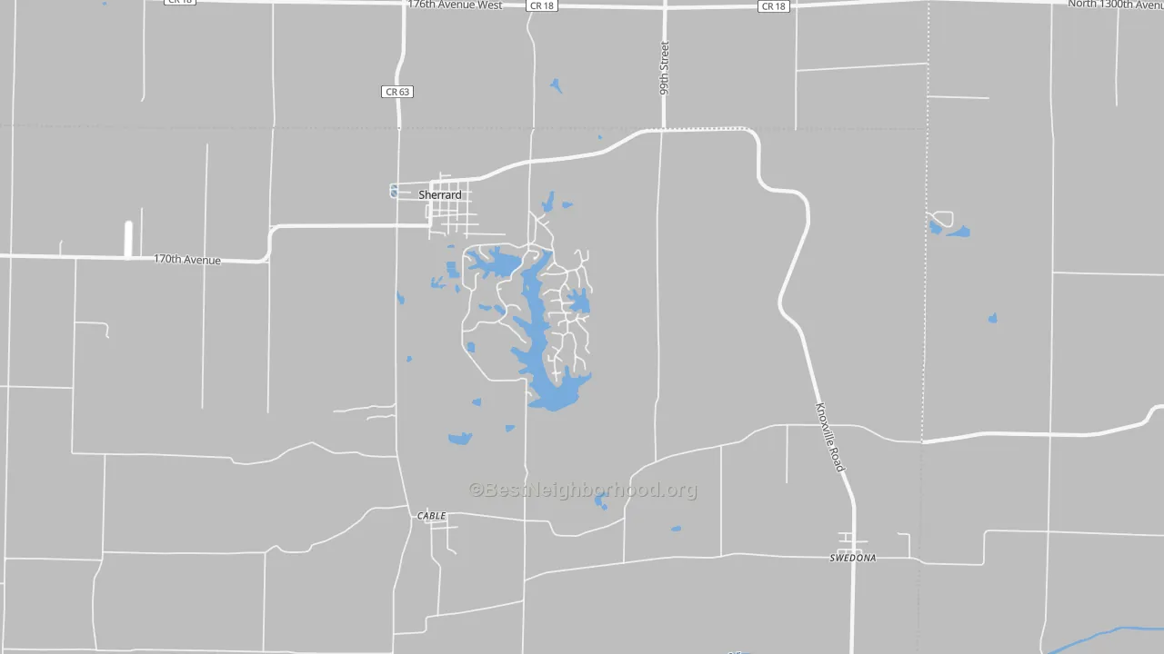 Transit Grade map of Cable, IL