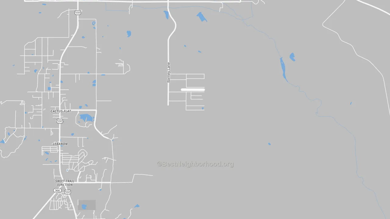 Transit Grade map of Cactus Flat, AZ
