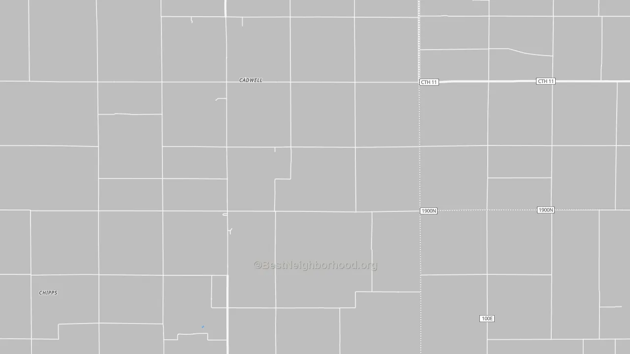 Transit Grade map of Cadwell, IL