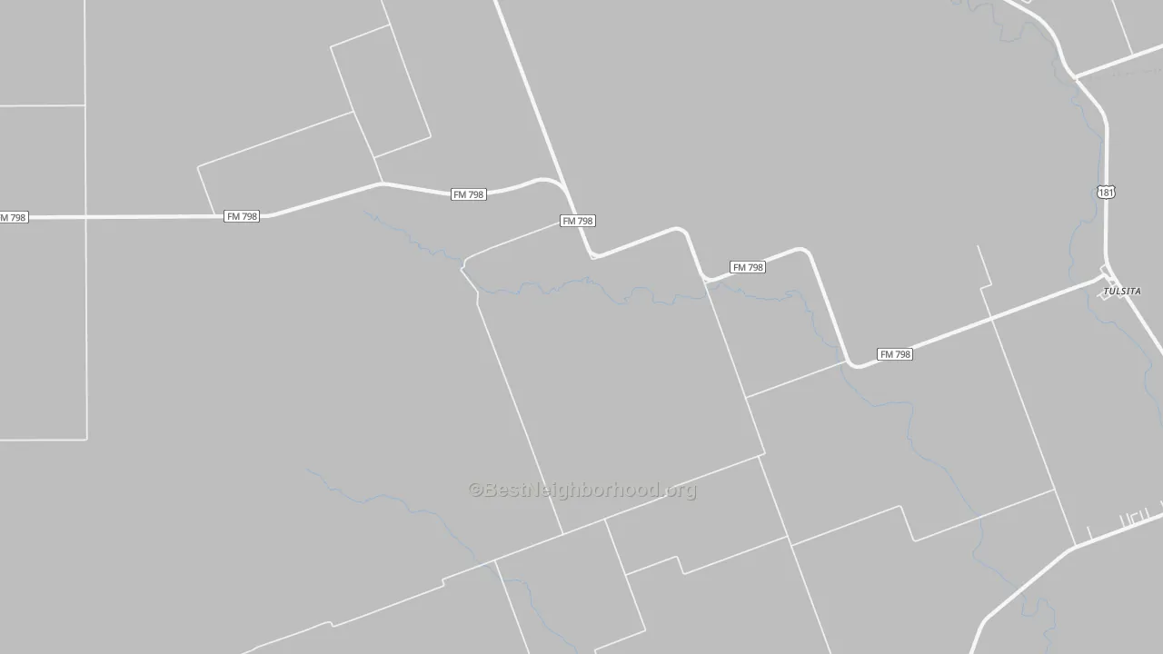 Transit Grade map of Caesar, TX
