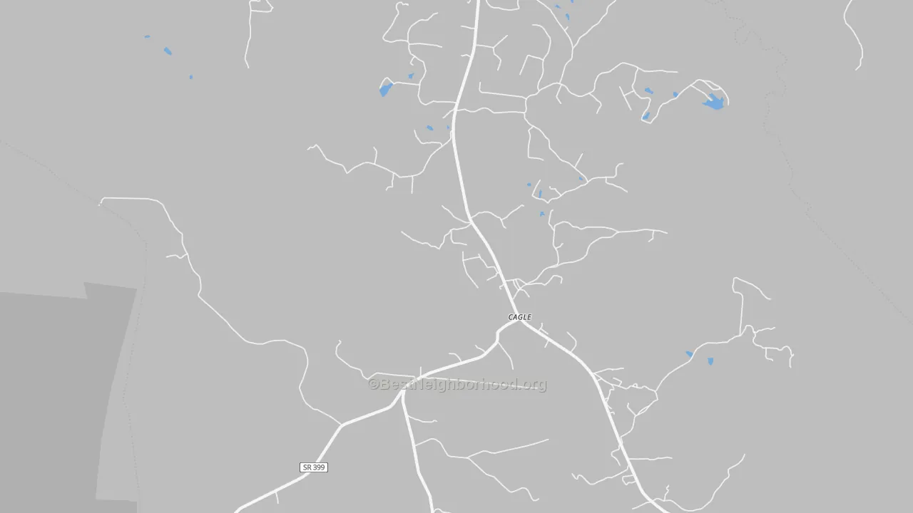 Transit Grade map of Cagle, TN