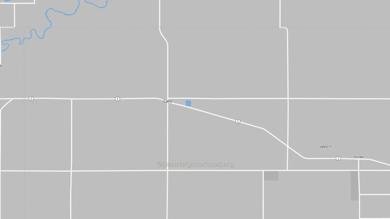 Transit Grade map of Cairo, NE