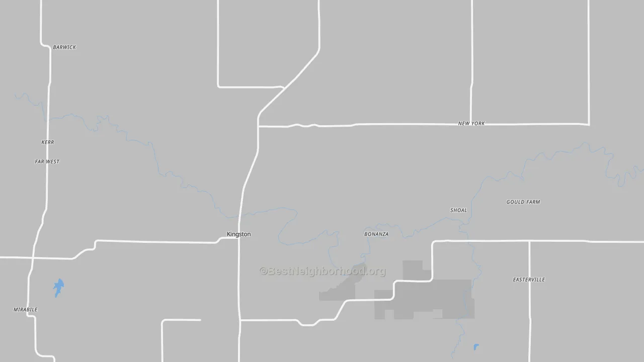 Transit Grade map of Caldwell County, MO