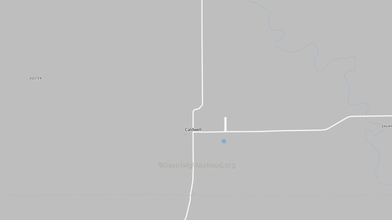 Transit Grade map of Caldwell, KS
