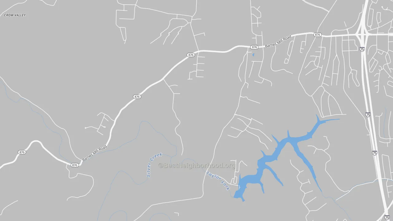 Transit Grade map of Caleast, KY