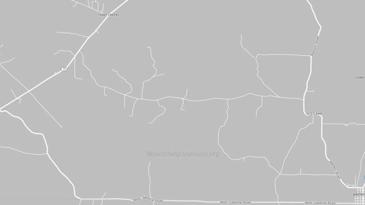 Transit Grade map of Caledonia, AR