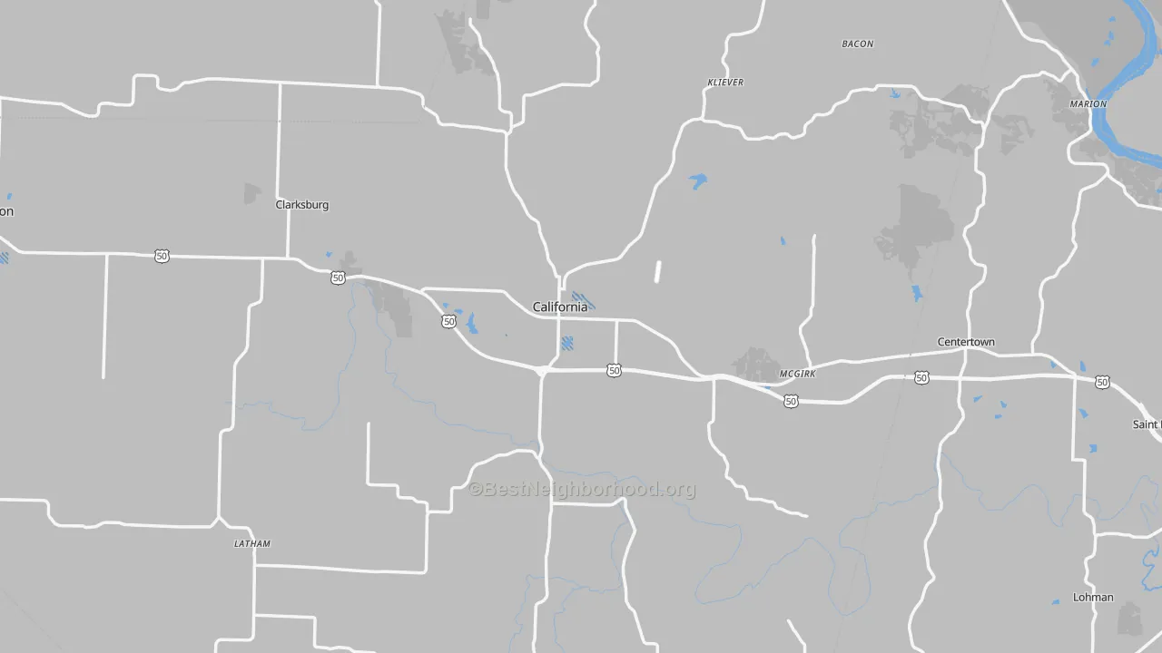 Transit Grade map of California, MO
