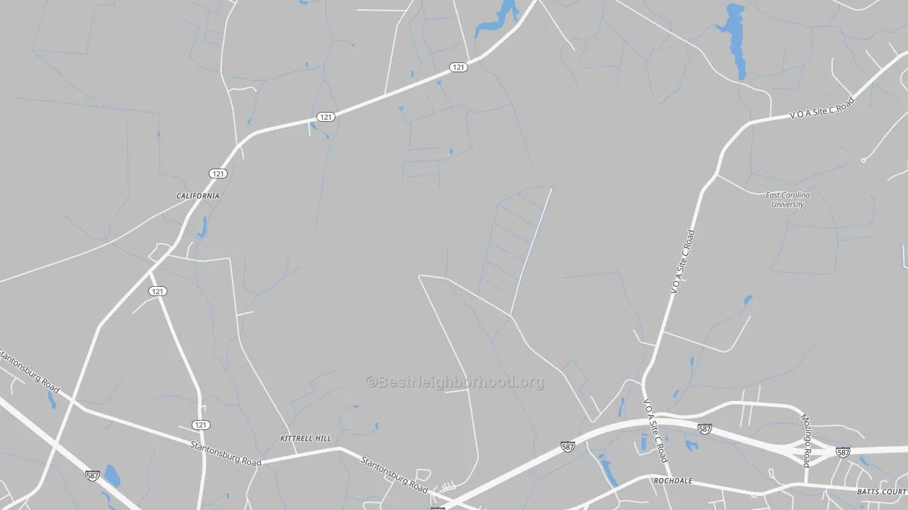 Transit Grade map of California, NC