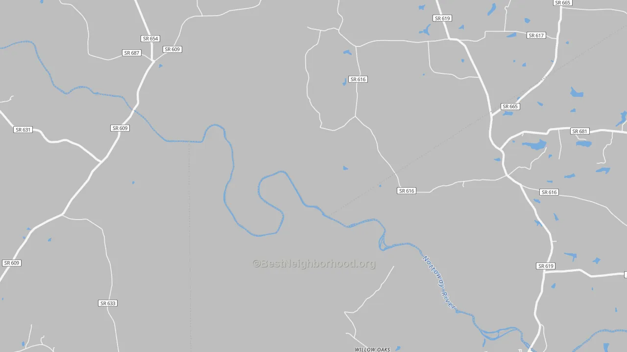 Transit Grade map of Callaville, VA