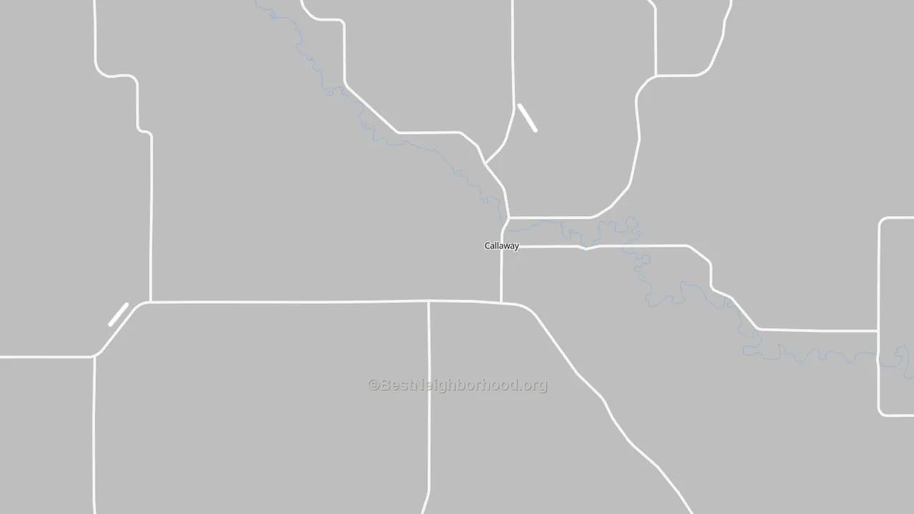 Transit Grade map of Callaway, NE