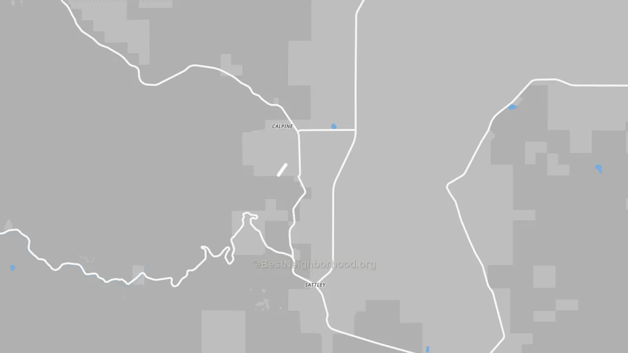 Transit Grade map of Calpine, CA
