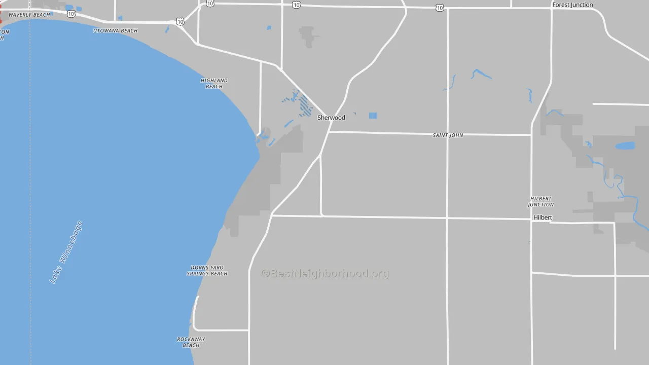 Transit Grade map of Calumet County, WI