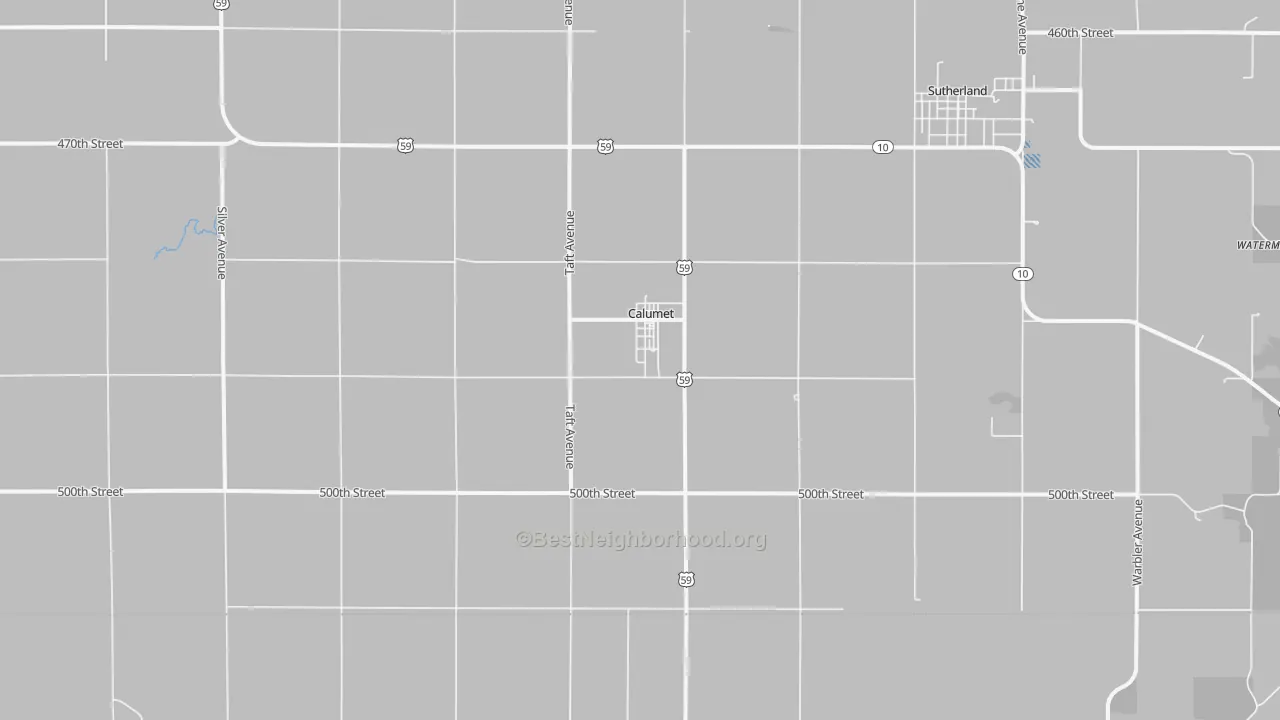 Transit Grade map of Calumet, IA