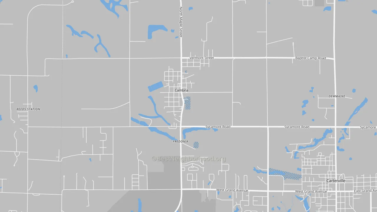 Transit Grade map of Cambria, IL