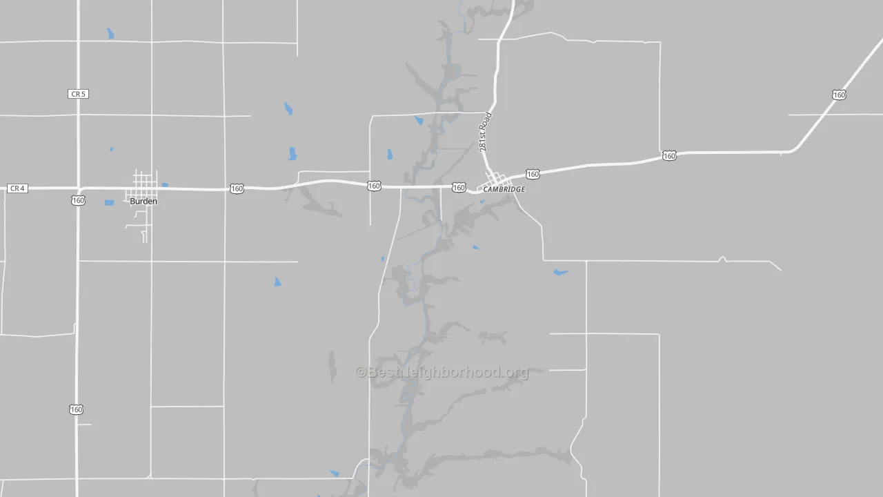 Transit Grade map of Cambridge, KS