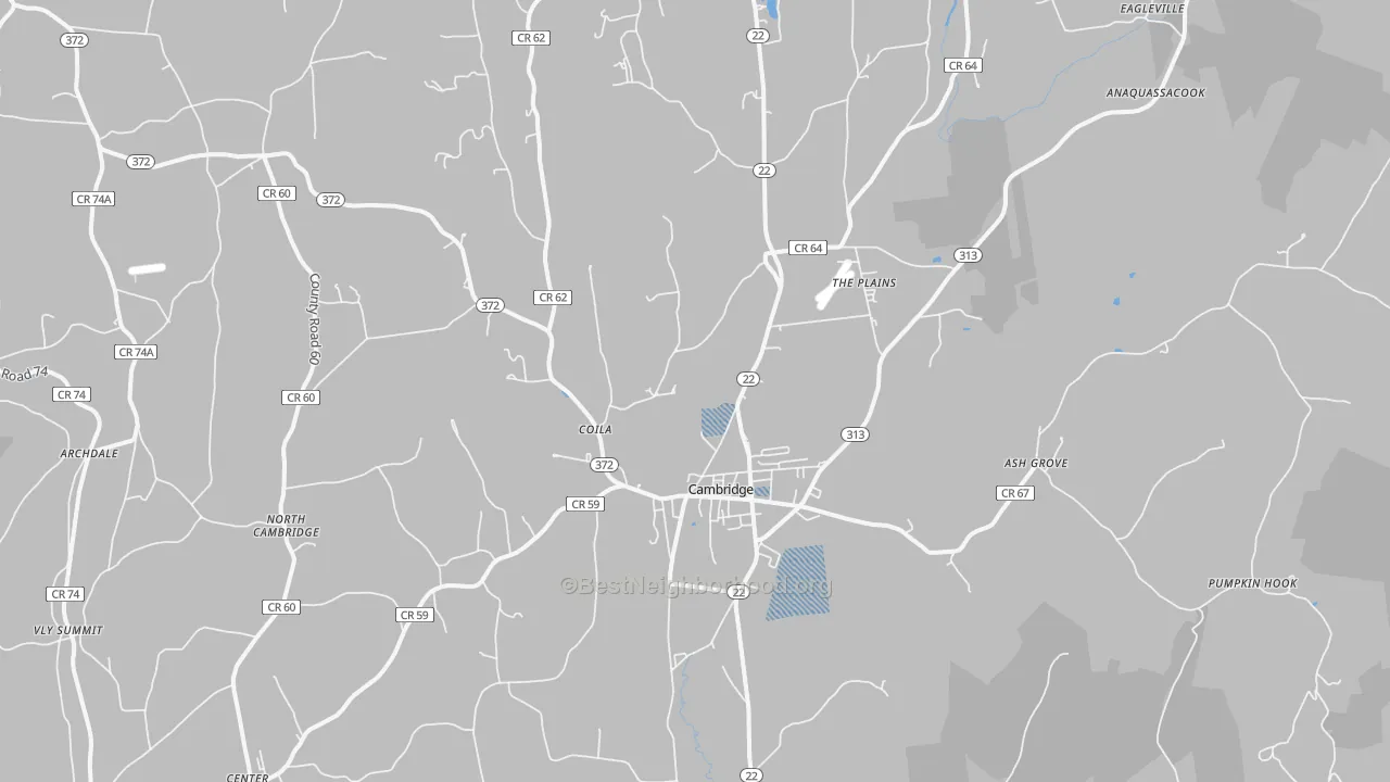 Transit Grade map of Cambridge, NY