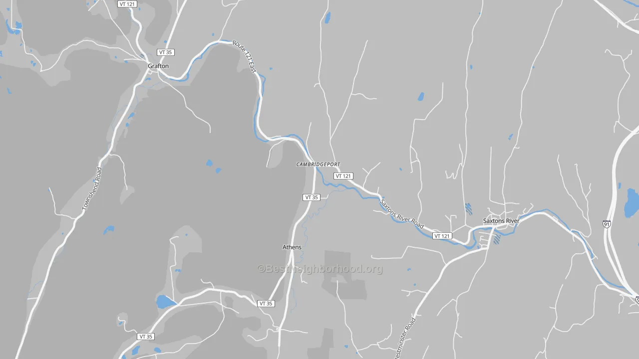 Transit Grade map of Cambridgeport, VT