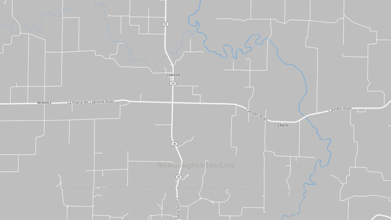 Transit Grade map of Camden, IL