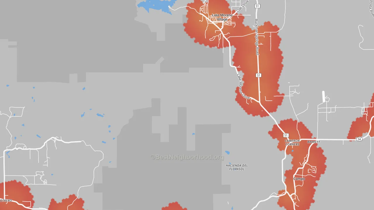 Transit Grade map of Cameron Corners, CA
