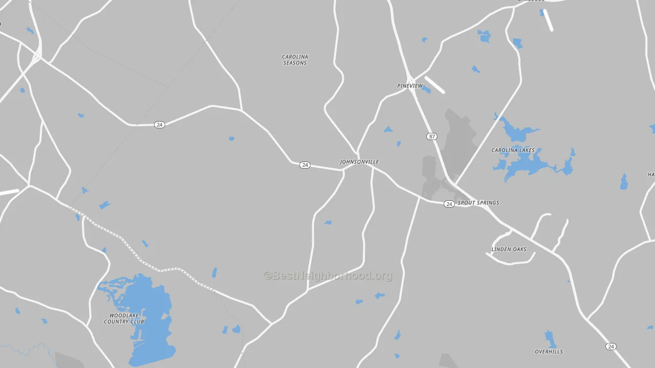 Transit Grade map of Cameron, NC