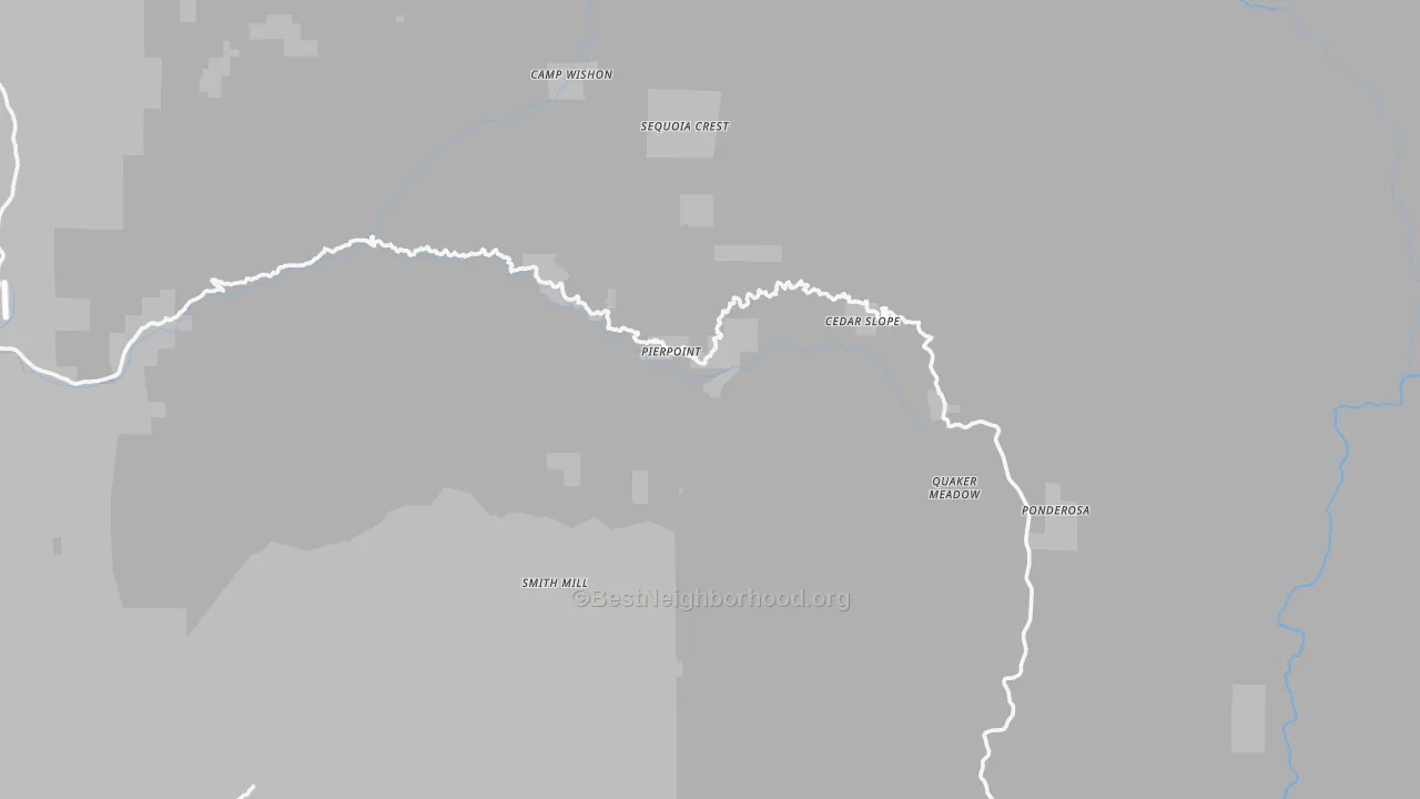 Transit Grade map of Camp Nelson, CA