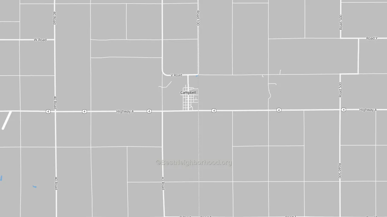 Transit Grade map of Campbell, NE