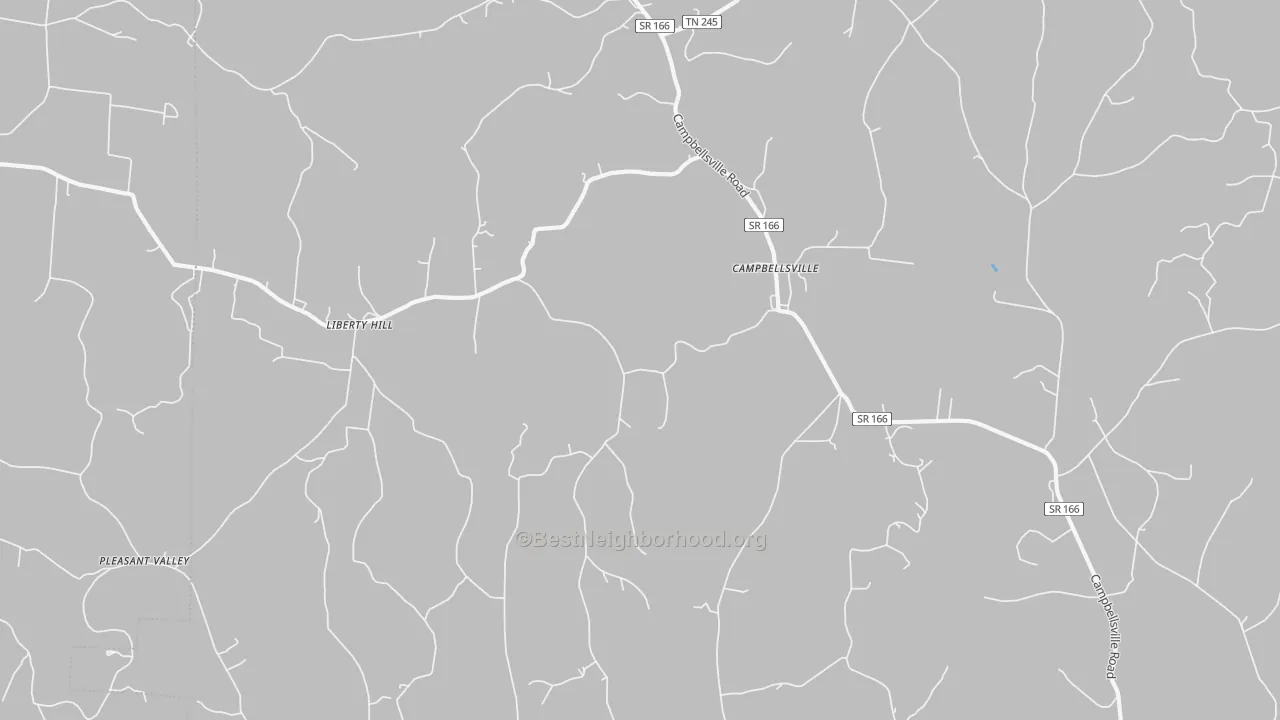 Transit Grade map of Campbellsville, TN