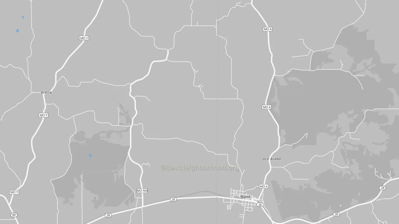 Transit Grade map of Canaan, MO