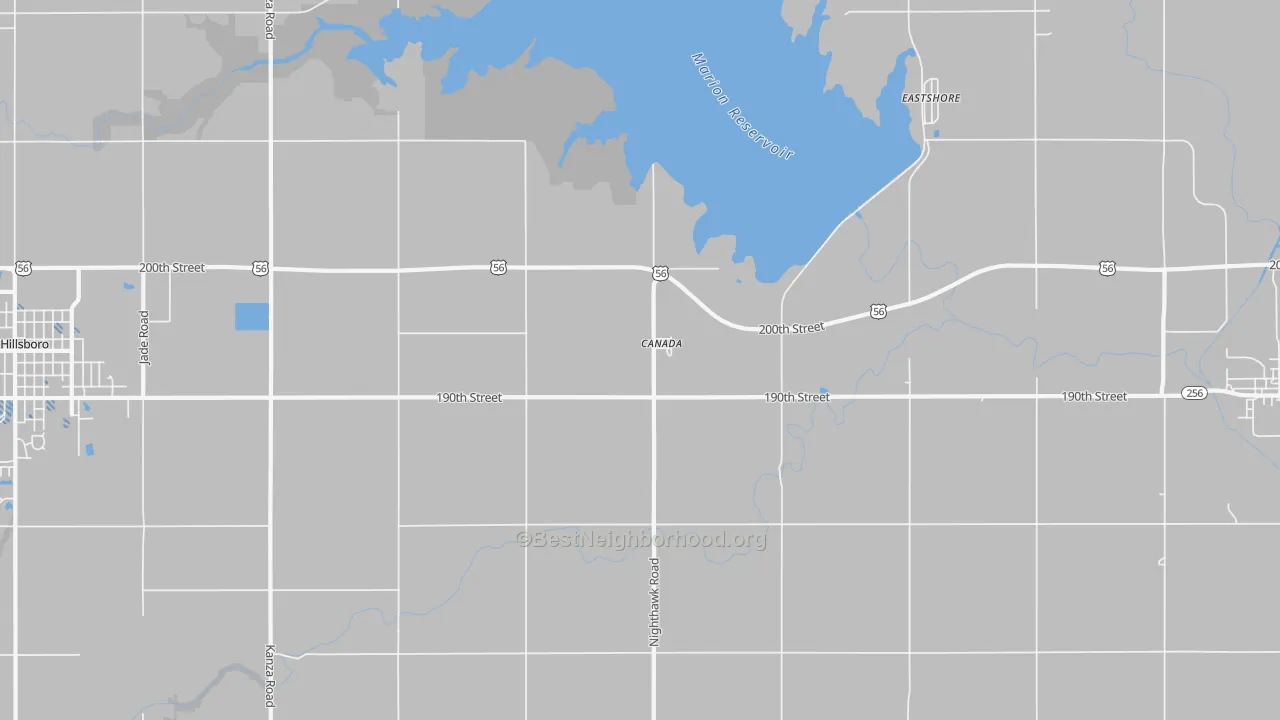 Transit Grade map of Canada, KS