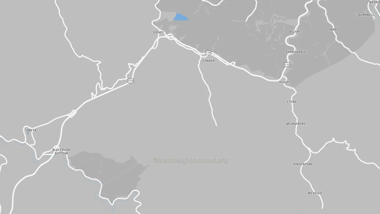 Transit Grade map of Canada, KY