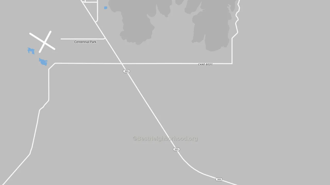 Transit Grade map of Cane Beds, AZ