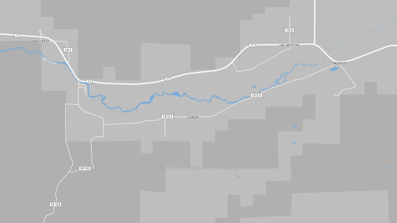 Transit Grade map of Canon, CO