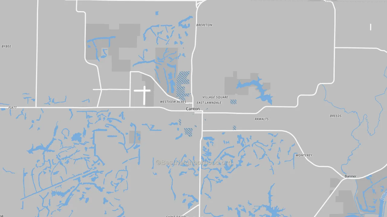 Transit Grade map of Canton, IL