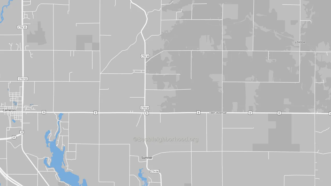 Transit Grade map of Canton, WI