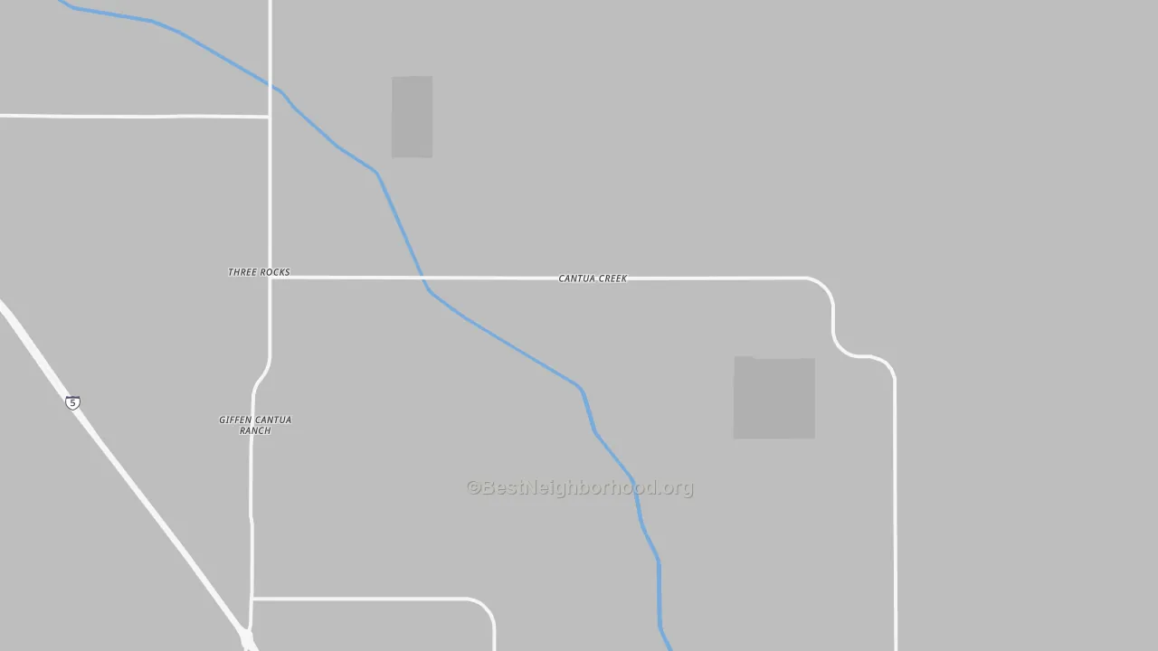 Transit Grade map of Cantua Creek, CA
