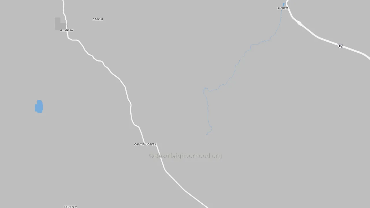Transit Grade map of Canyon Creek, MT