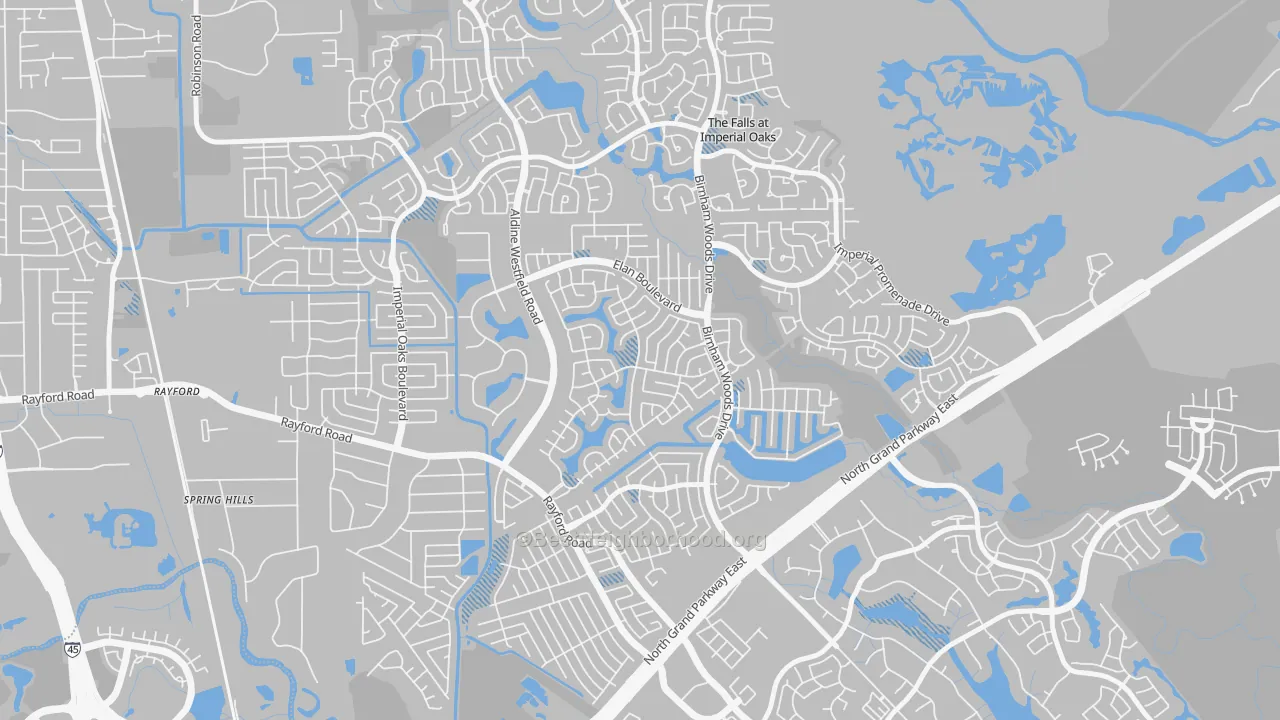 Transit Grade map of Canyon Lakes at Legends Ranch, Spring, TX