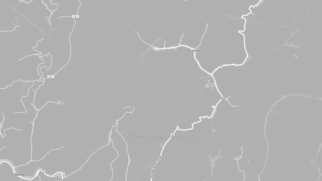 Transit Grade map of Capels, WV