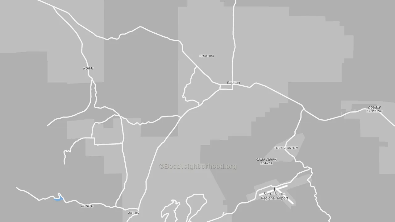 Transit Grade map of Capitan, NM