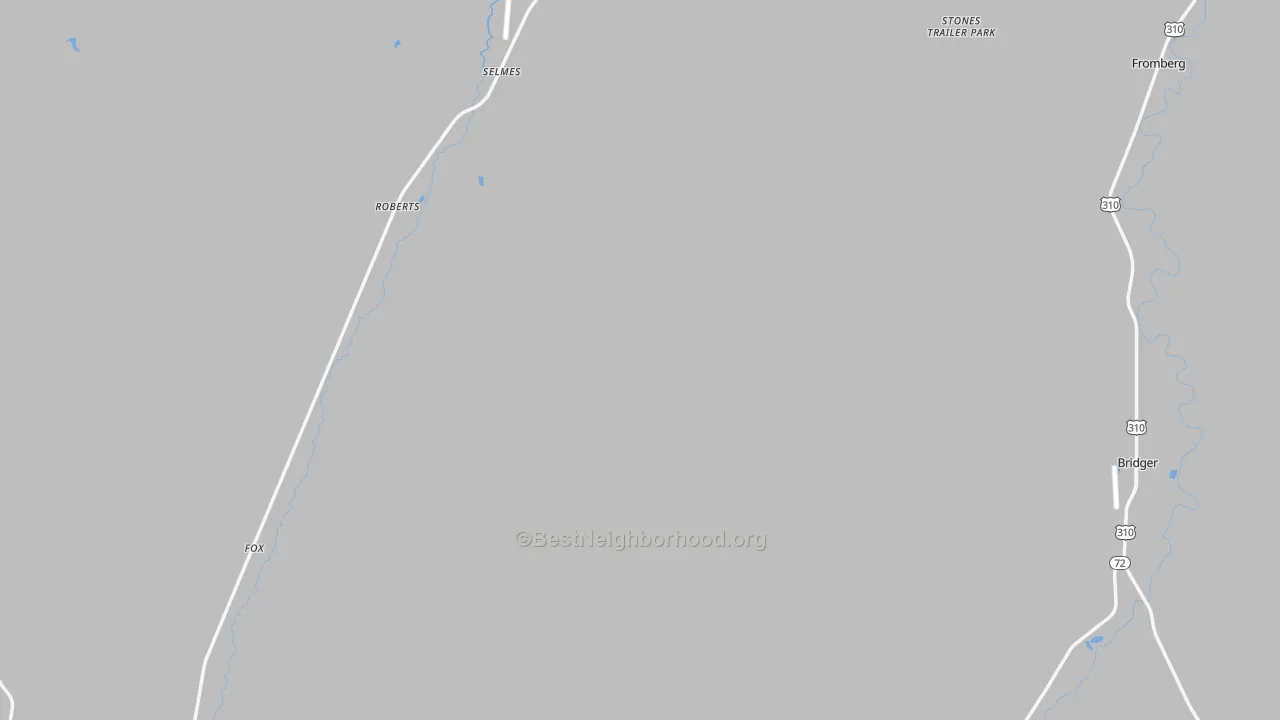 Transit Grade map of Carbon County, MT