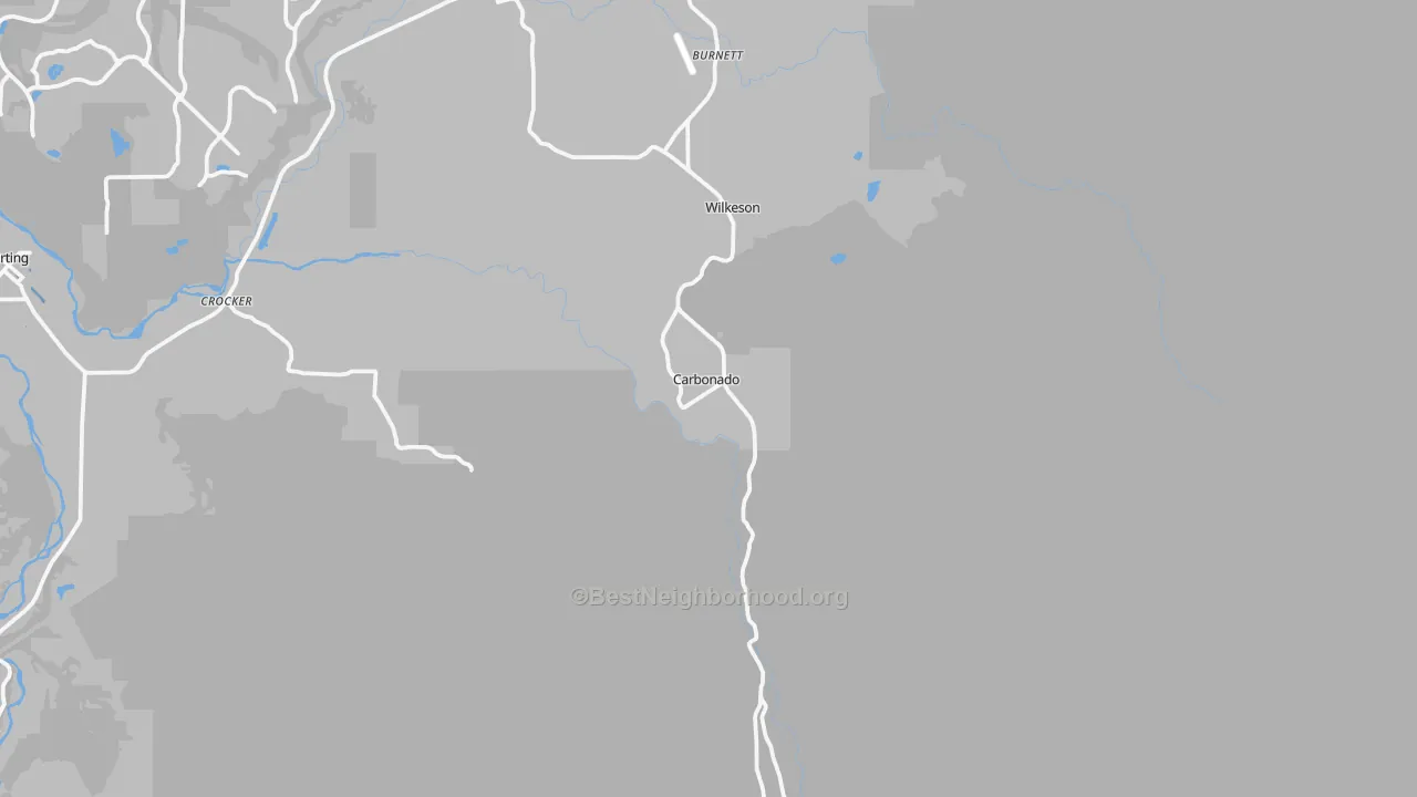 Transit Grade map of Carbonado, WA