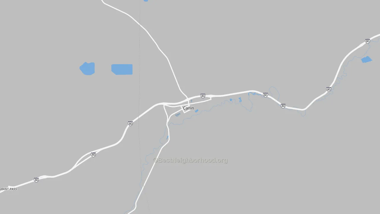 Transit Grade map of Carlin, NV